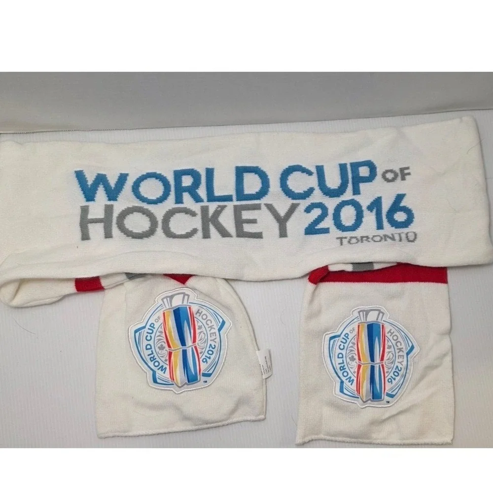 2016 World Cup‎ of Hockey Toronto Knit Scarf Scotiabank NHL Fan Gear